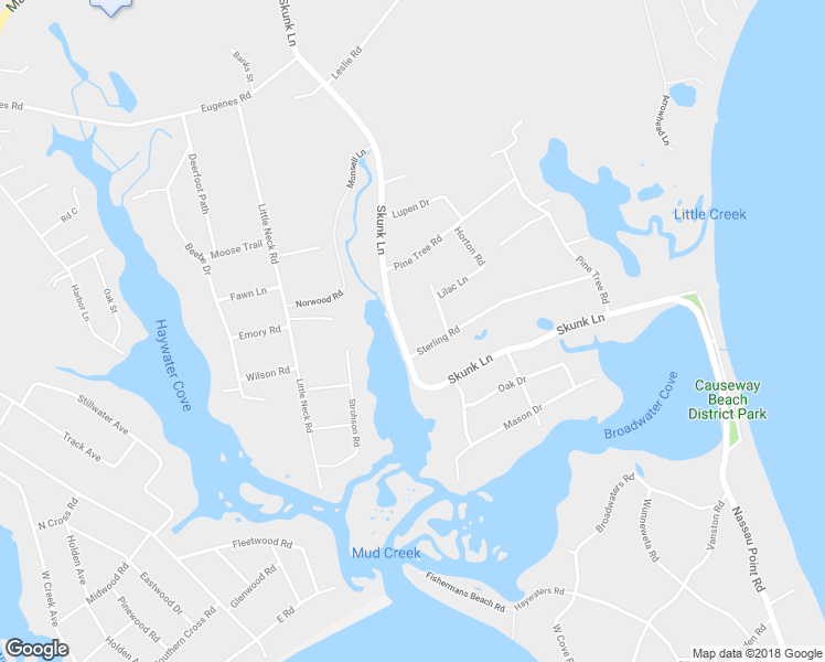 map of restaurants, bars, coffee shops, grocery stores, and more near 5545 Skunk Lane in Cutchogue