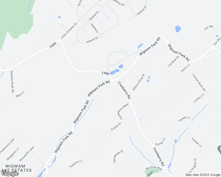 map of restaurants, bars, coffee shops, grocery stores, and more near 359 Cranberry Road in East Stroudsburg