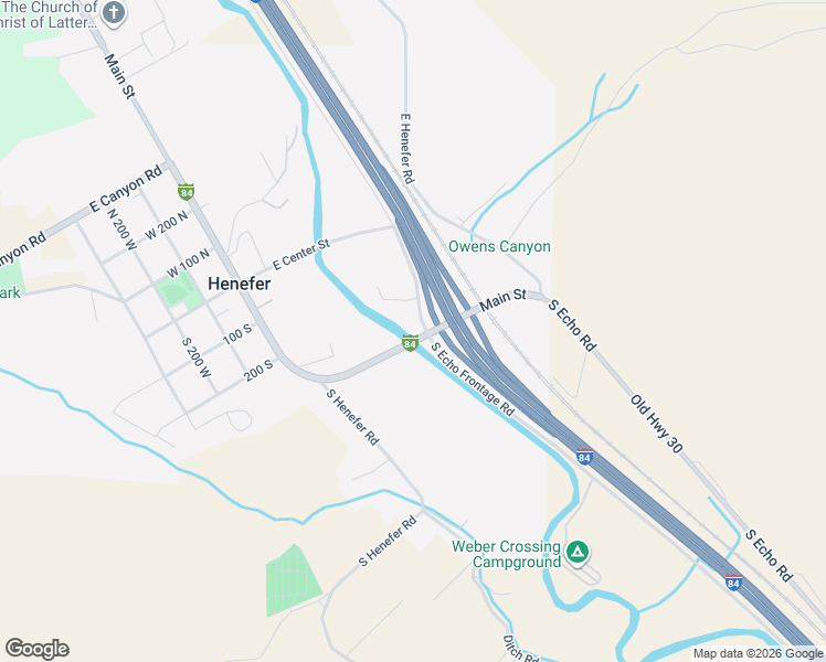 map of restaurants, bars, coffee shops, grocery stores, and more near 209 Main Street in Henefer