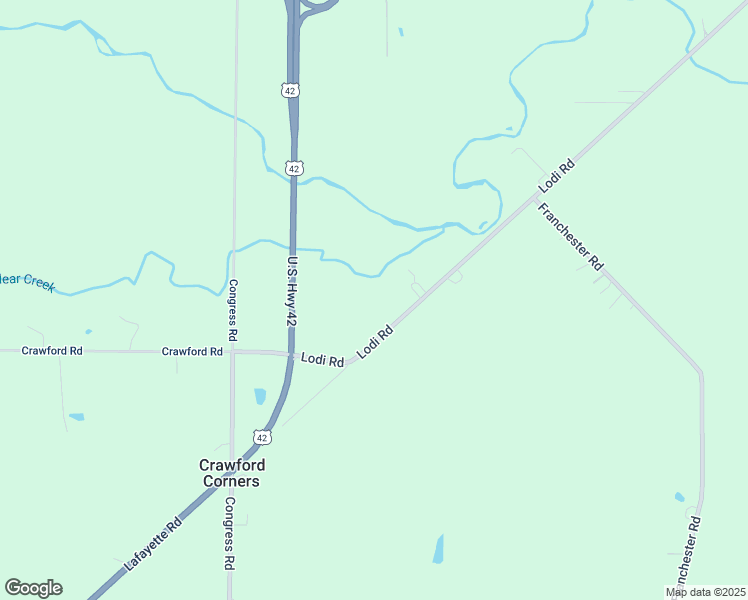 map of restaurants, bars, coffee shops, grocery stores, and more near 9472 Lodi Road in Lodi