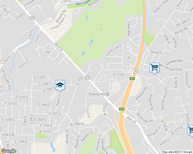 map of restaurants, bars, coffee shops, grocery stores, and more near 969 Hidden Valley Drive South in Fruit Heights