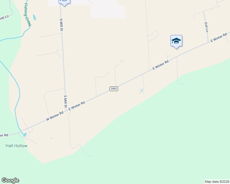 map of restaurants, bars, coffee shops, grocery stores, and more near 154 East Winter Road in Loganton