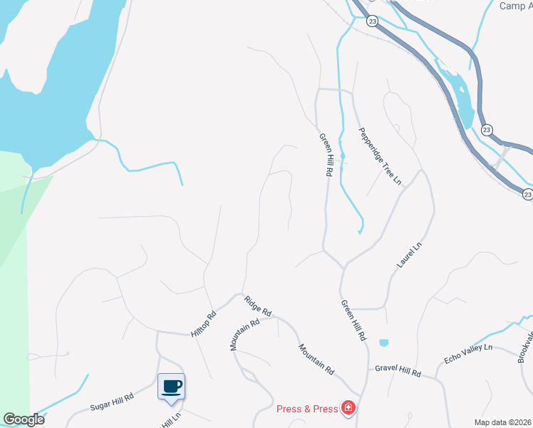 map of restaurants, bars, coffee shops, grocery stores, and more near 737 Ridge Road in Kinnelon