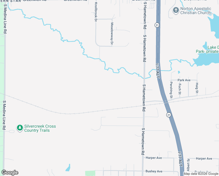 map of restaurants, bars, coffee shops, grocery stores, and more near 4386 South Hametown Road in Norton