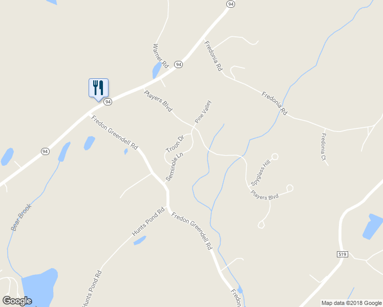 map of restaurants, bars, coffee shops, grocery stores, and more near 13 Seminole Lane in Newton