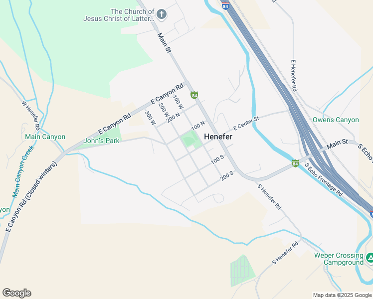 map of restaurants, bars, coffee shops, grocery stores, and more near 200 West in Henefer