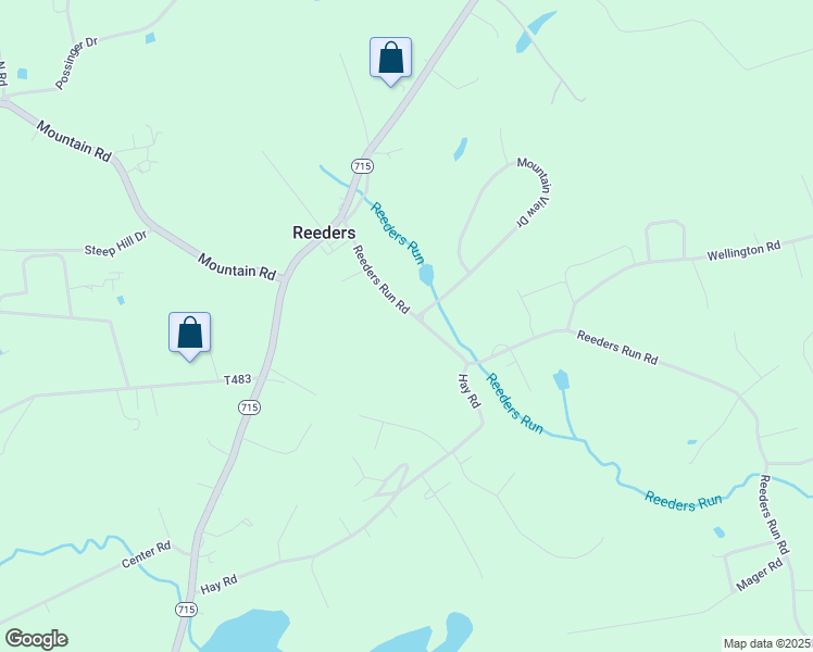 map of restaurants, bars, coffee shops, grocery stores, and more near 431 Reeders Run Road in Stroudsburg