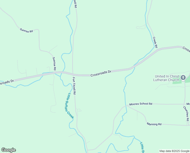 map of restaurants, bars, coffee shops, grocery stores, and more near 3839 Cross Roads Drive in Lewisburg