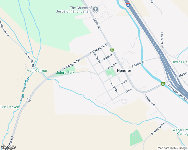 map of restaurants, bars, coffee shops, grocery stores, and more near 335 Memorial Park Road in Henefer