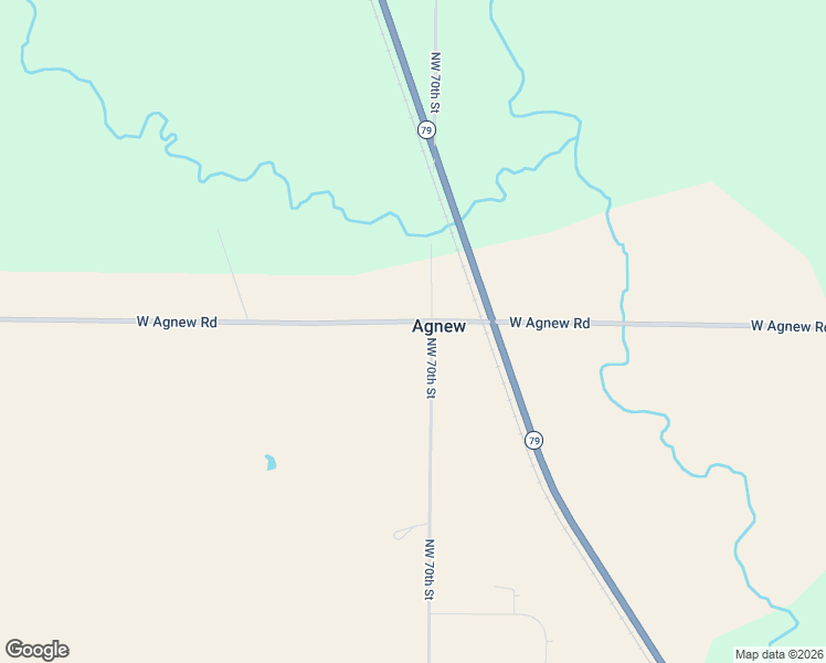 map of restaurants, bars, coffee shops, grocery stores, and more near 7025 West Agnew Road in Agnew