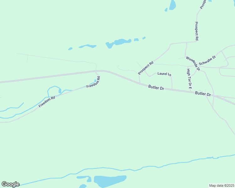 map of restaurants, bars, coffee shops, grocery stores, and more near East Butler Drive in Freeland