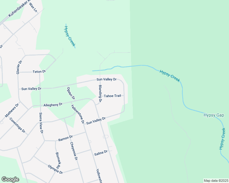 map of restaurants, bars, coffee shops, grocery stores, and more near 1757 Tahoe Trail in Blakeslee