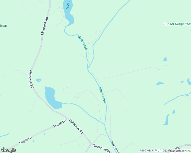 map of restaurants, bars, coffee shops, grocery stores, and more near 32 Slabtown Creek Road in Hardwick Township
