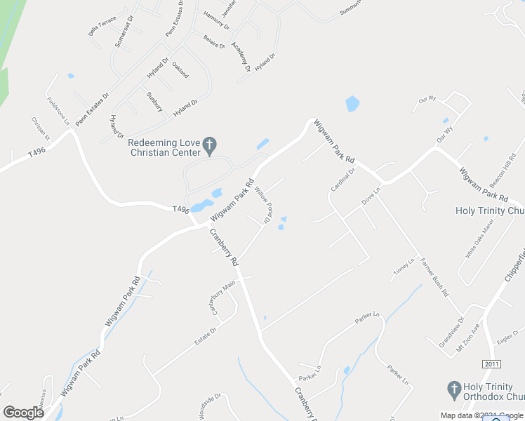 map of restaurants, bars, coffee shops, grocery stores, and more near 313 Cervina Court in East Stroudsburg