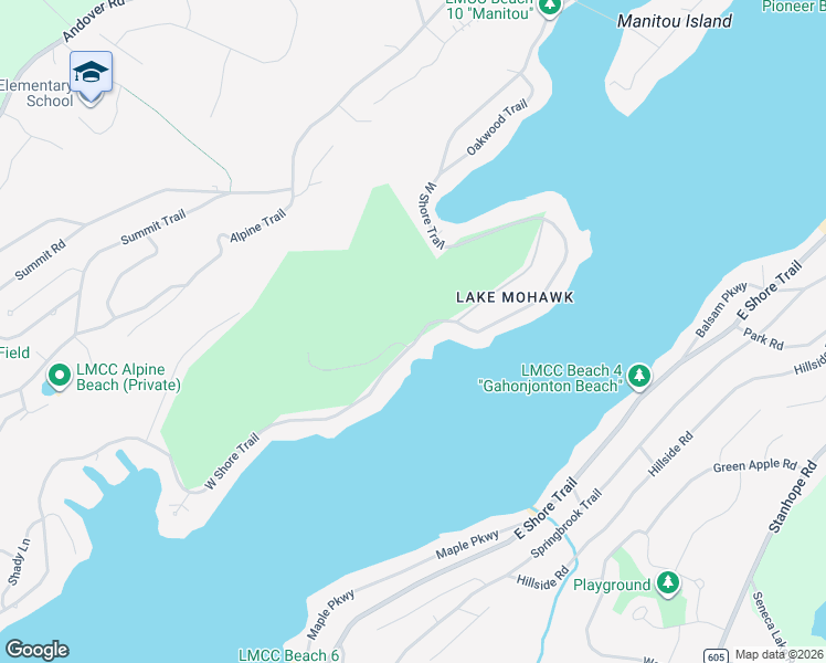 map of restaurants, bars, coffee shops, grocery stores, and more near 467 West Shore Trail in Sparta