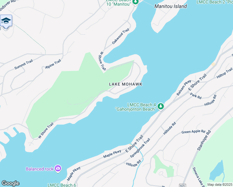 map of restaurants, bars, coffee shops, grocery stores, and more near 440 W Shore Trail in Sparta