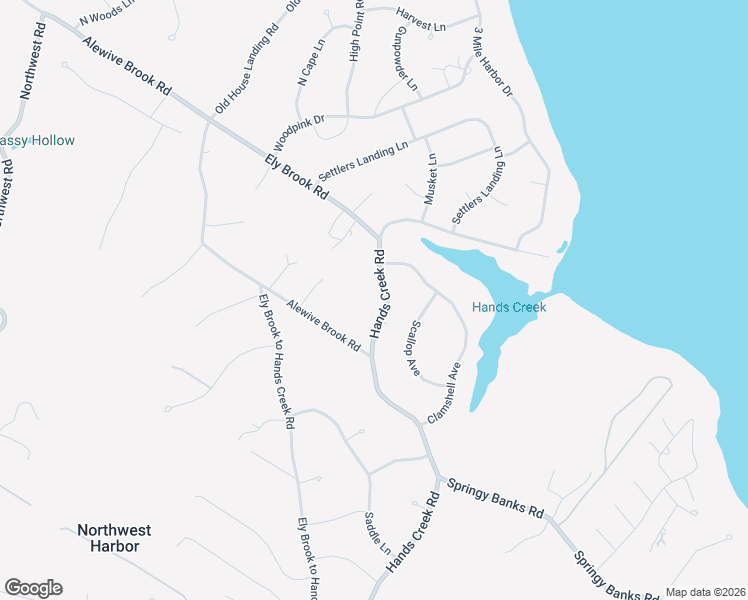 map of restaurants, bars, coffee shops, grocery stores, and more near 715 Hands Creek Road in East Hampton