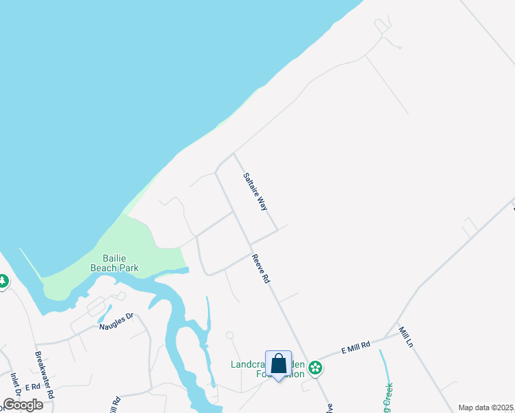map of restaurants, bars, coffee shops, grocery stores, and more near 505 Saltaire Way in Mattituck