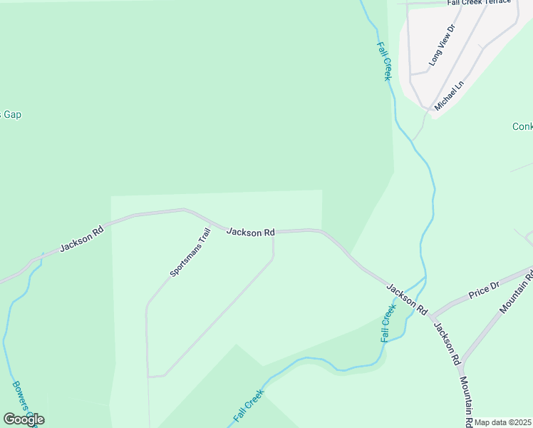 map of restaurants, bars, coffee shops, grocery stores, and more near 2817 Jackson Road in Stroudsburg