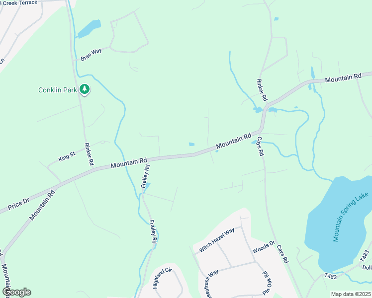 map of restaurants, bars, coffee shops, grocery stores, and more near 2407 Mountain Road in Stroudsburg