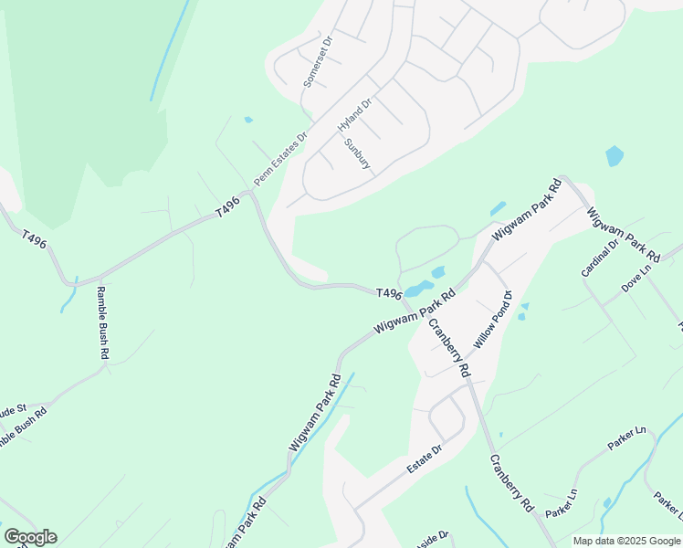 map of restaurants, bars, coffee shops, grocery stores, and more near 412 Cranberry Road in East Stroudsburg
