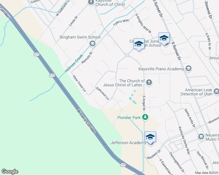 map of restaurants, bars, coffee shops, grocery stores, and more near in Kaysville
