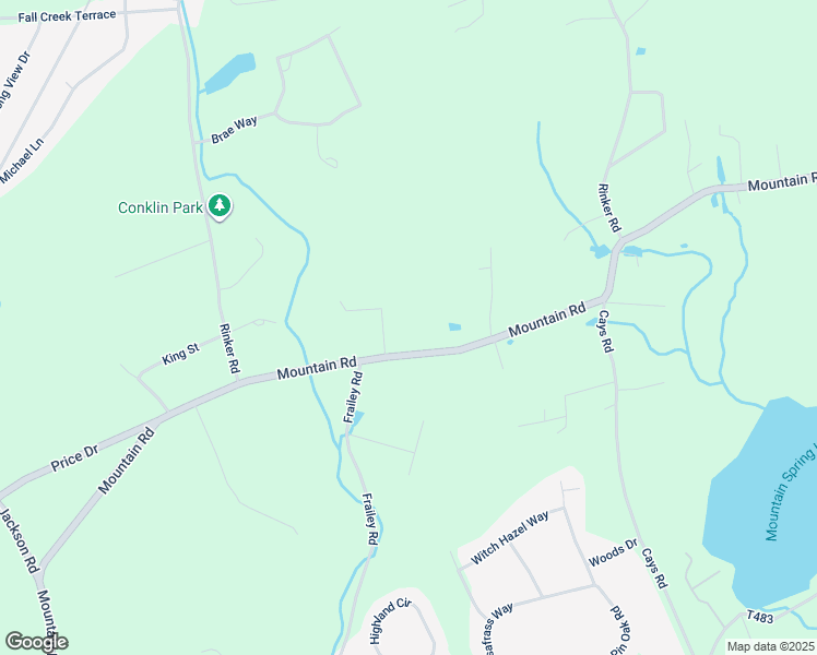 map of restaurants, bars, coffee shops, grocery stores, and more near 2393 Mountain Road in Stroudsburg