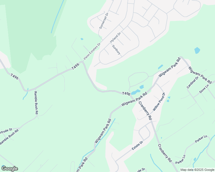 map of restaurants, bars, coffee shops, grocery stores, and more near 424 Cranberry Road in East Stroudsburg
