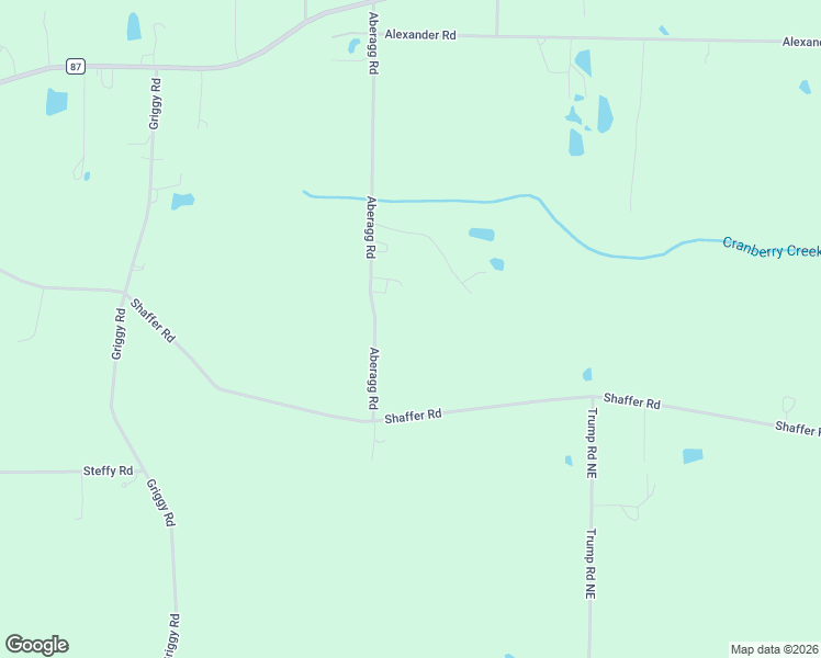 map of restaurants, bars, coffee shops, grocery stores, and more near 1050 Aberagg Road in Atwater