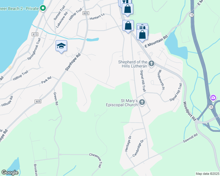 map of restaurants, bars, coffee shops, grocery stores, and more near 75 Cherokee Court in Sparta