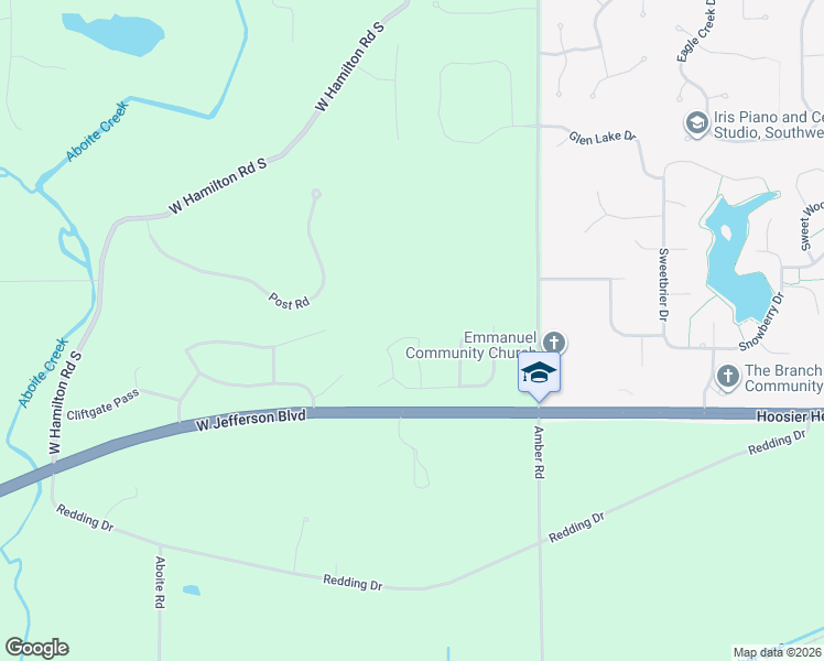 map of restaurants, bars, coffee shops, grocery stores, and more near 7214 Tayside Trail in Fort Wayne