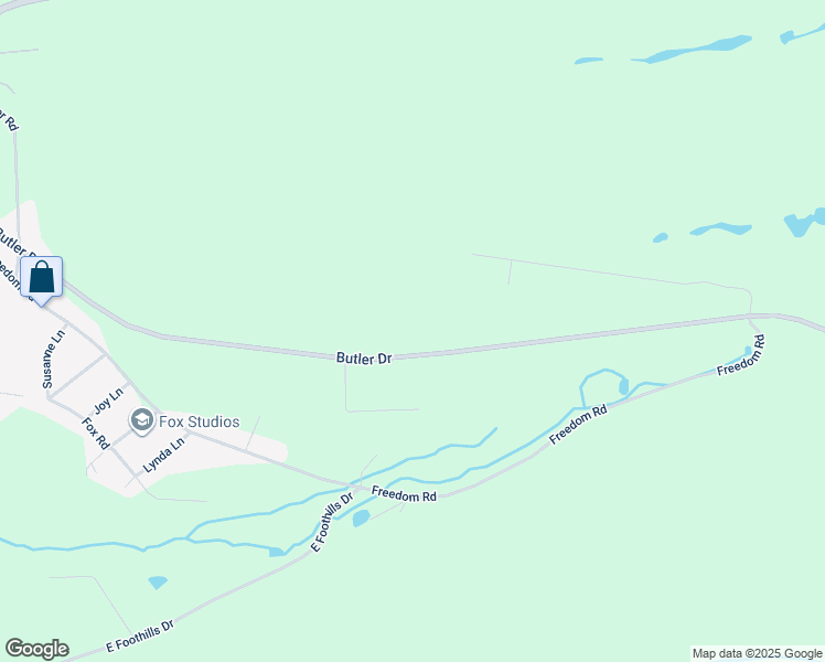 map of restaurants, bars, coffee shops, grocery stores, and more near 172 East Butler Drive in Drums