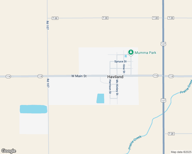 map of restaurants, bars, coffee shops, grocery stores, and more near 107 West Main Street in Van Wert