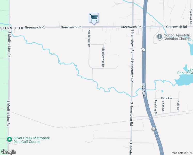 map of restaurants, bars, coffee shops, grocery stores, and more near 4297 Brookhaven Drive in Norton