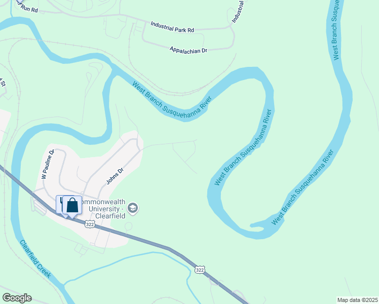 map of restaurants, bars, coffee shops, grocery stores, and more near 60 Drift Rocks Drive in Clearfield