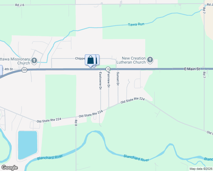 map of restaurants, bars, coffee shops, grocery stores, and more near 11070 Fairview Drive in Ottawa