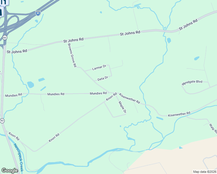 map of restaurants, bars, coffee shops, grocery stores, and more near 589-594 Deta Drive in Luzerne