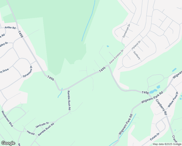 map of restaurants, bars, coffee shops, grocery stores, and more near 528 Cranberry Road in East Stroudsburg