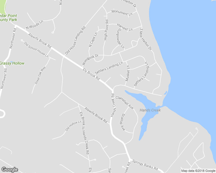 map of restaurants, bars, coffee shops, grocery stores, and more near 5 Ely Brook Road in East Hampton