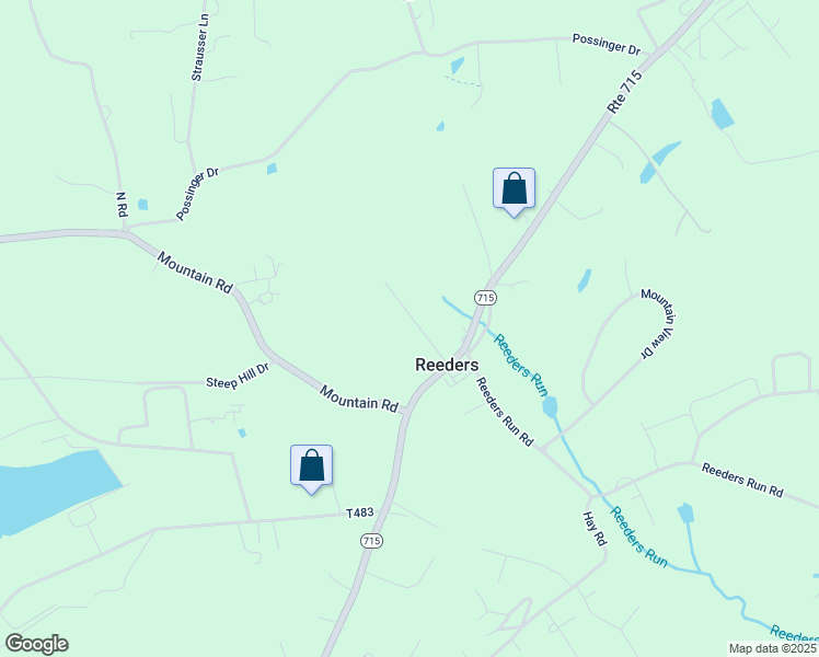 map of restaurants, bars, coffee shops, grocery stores, and more near 121 Church Road in Stroudsburg