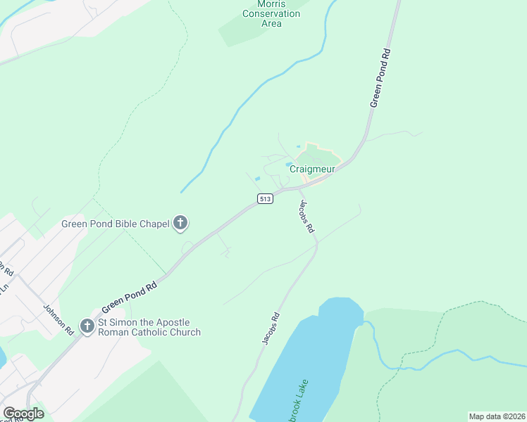 map of restaurants, bars, coffee shops, grocery stores, and more near 1092 Green Pond Road in Rockaway Township