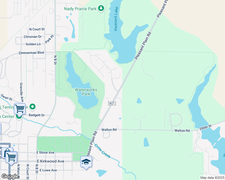 map of restaurants, bars, coffee shops, grocery stores, and more near 1101-1149 Lakeview Drive in Fairfield