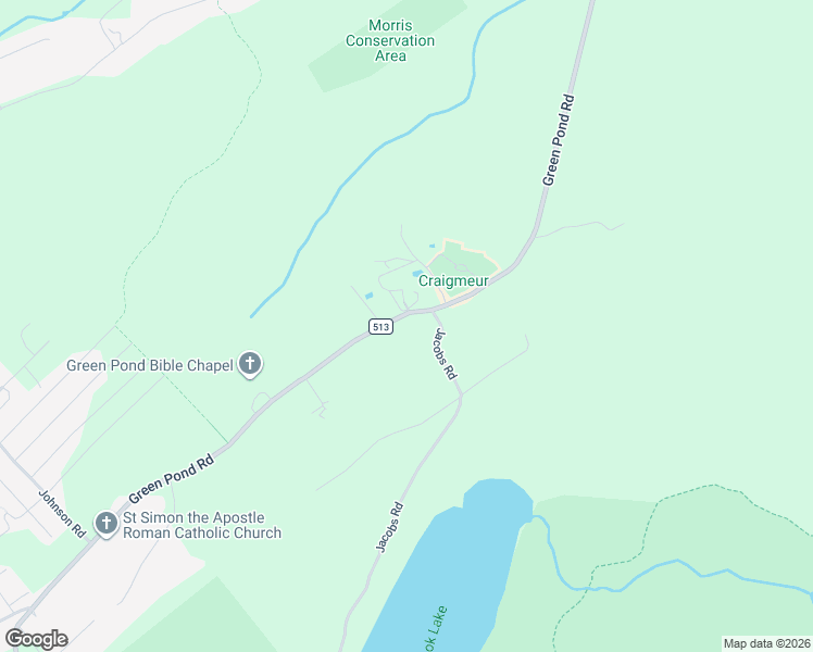 map of restaurants, bars, coffee shops, grocery stores, and more near 1092 Green Pond Road in Rockaway Township