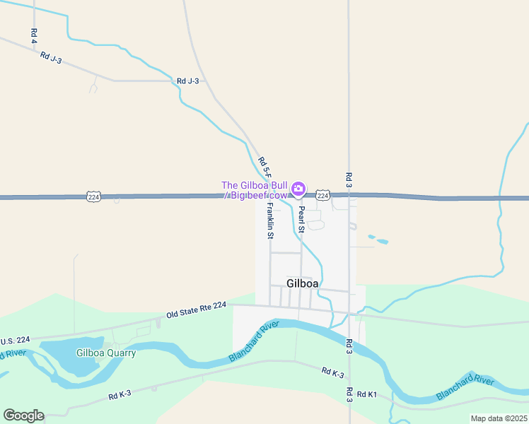 map of restaurants, bars, coffee shops, grocery stores, and more near 3146 U.S. 224 in Leipsic