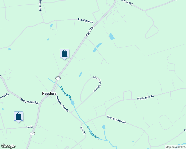 map of restaurants, bars, coffee shops, grocery stores, and more near 5202 Mountain View Drive in Stroudsburg