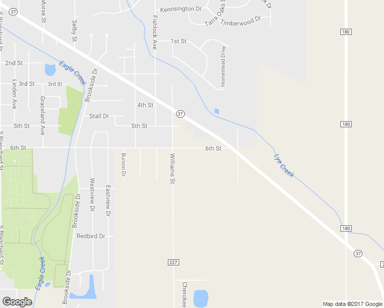 map of restaurants, bars, coffee shops, grocery stores, and more near 1415 6th Street in Findlay