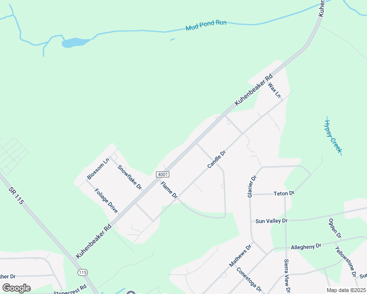 map of restaurants, bars, coffee shops, grocery stores, and more near 257 Kuhenbeaker Road in Blakeslee