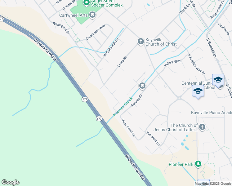 map of restaurants, bars, coffee shops, grocery stores, and more near 787 Wellington Drive in Kaysville