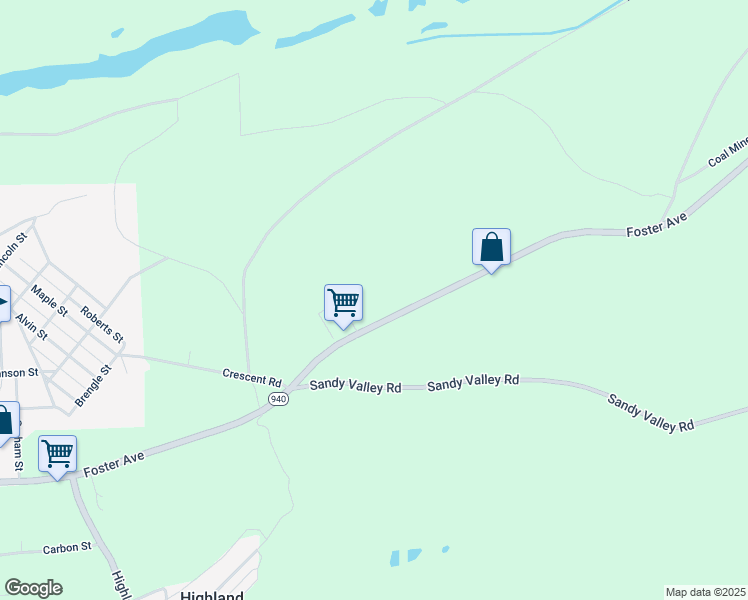 map of restaurants, bars, coffee shops, grocery stores, and more near 184 Foster Avenue in Freeland