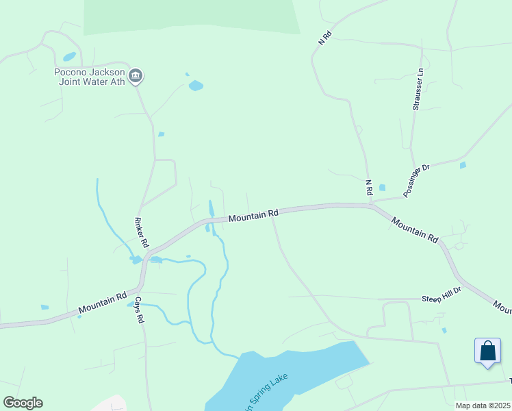 map of restaurants, bars, coffee shops, grocery stores, and more near 408 Lavender Lane in Stroudsburg